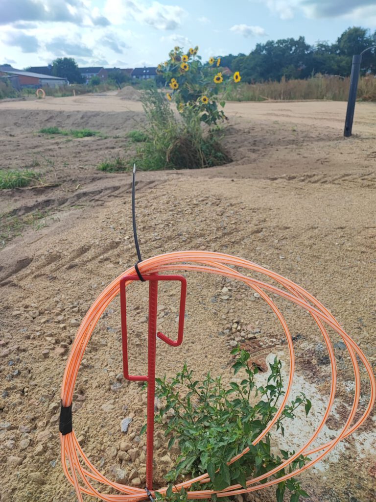Impesionen aus dem Baugebeit - Glasfaser